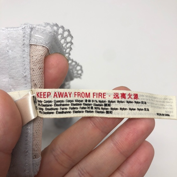 Free People Starla Underwire Demi Bra Skies 34C - Picture 9 of 9